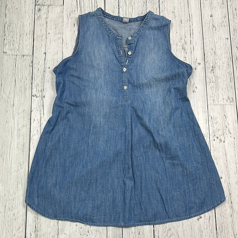 Gap Denim Maternity Tunic with Belt - Ladies L