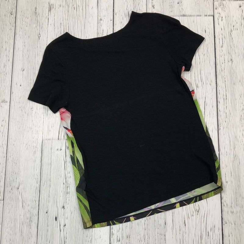 Ted Baker black patterned t-shirt - Hers XS/1