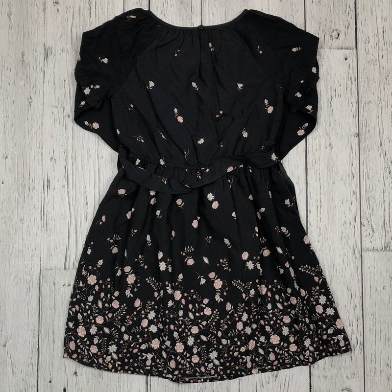 Gap black floral dress - Girls 8