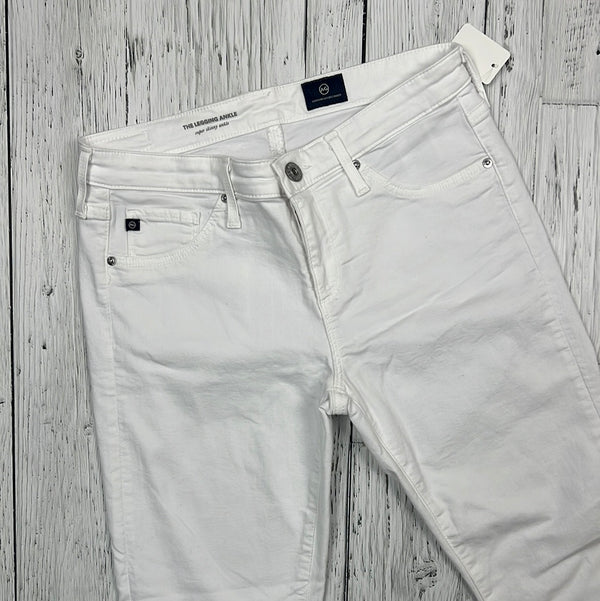 Adriano Goldschmied white super skinny legging ankle jean - Hers S/27