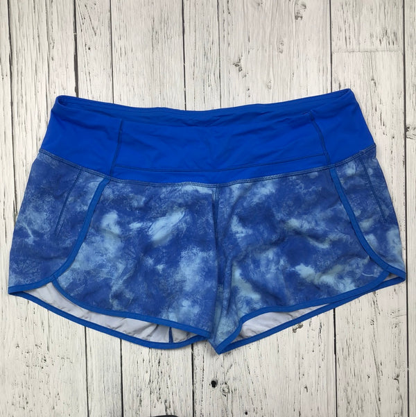 lululemon blue patterned shorts - Hers 10