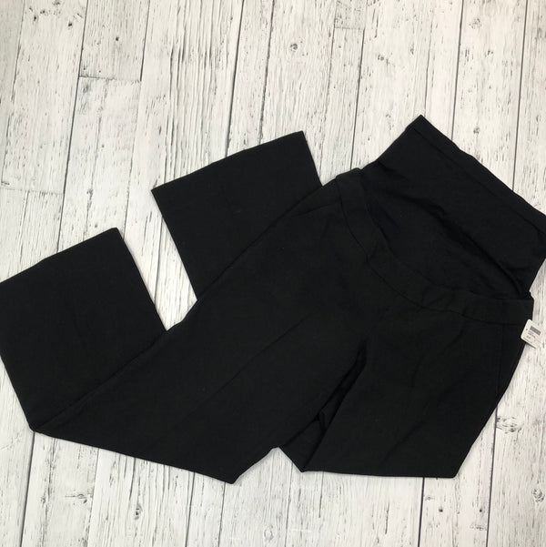 Thyme Black Maternity Dress Pants - Ladies S