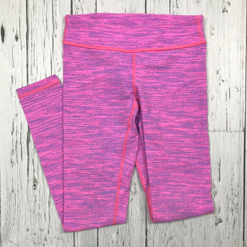 ivivva pink patterned leggings - Girl 8