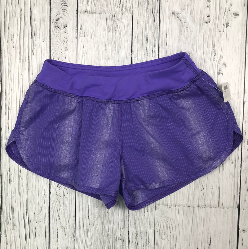 ivivva purple sparkle two layered shorts - Girl 8