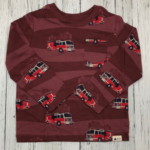 Gap burgundy patterned long sleeve - Boy 3