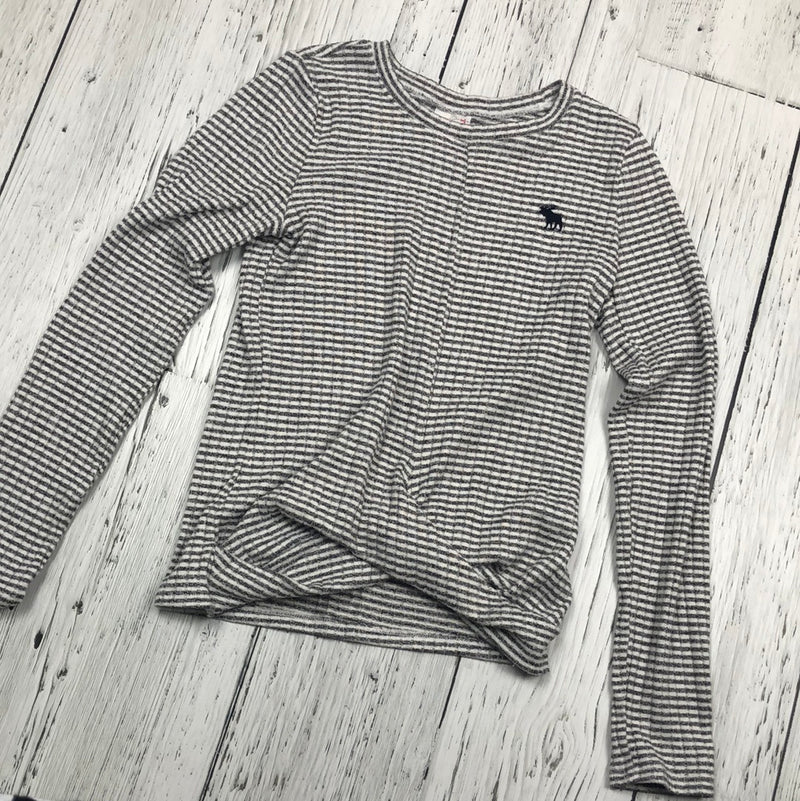 Abercrombie Kids Grey Stripes Sweater - Girls 11/12