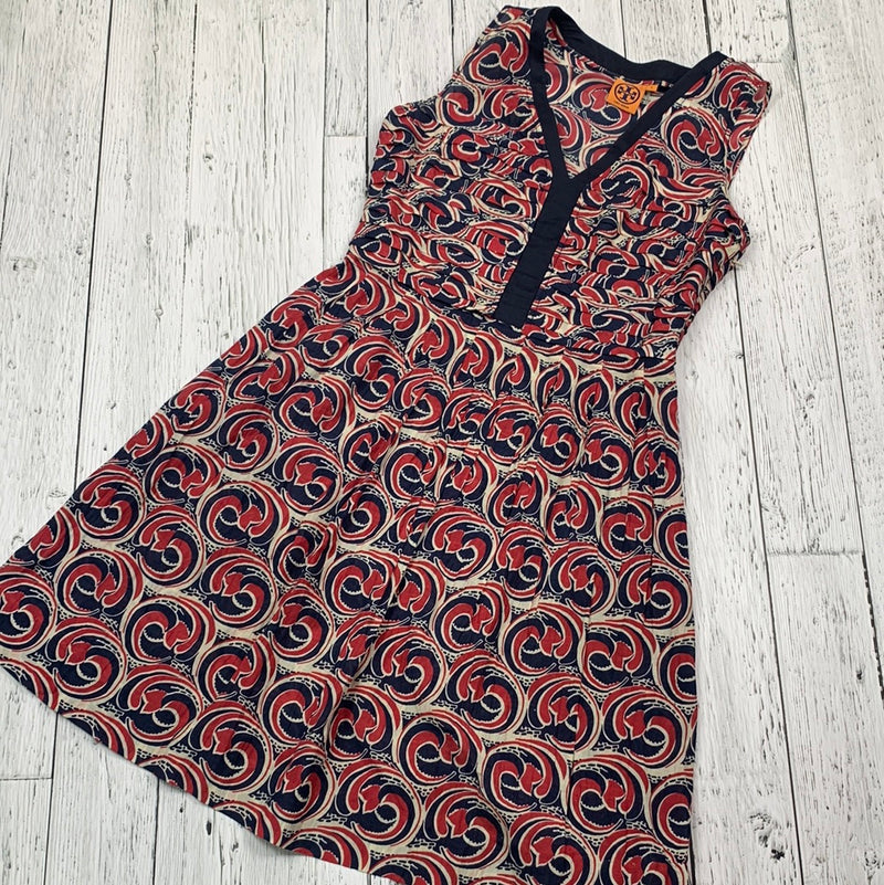 Tory Burch red/blue/white patterned tank dress - Hers M/8