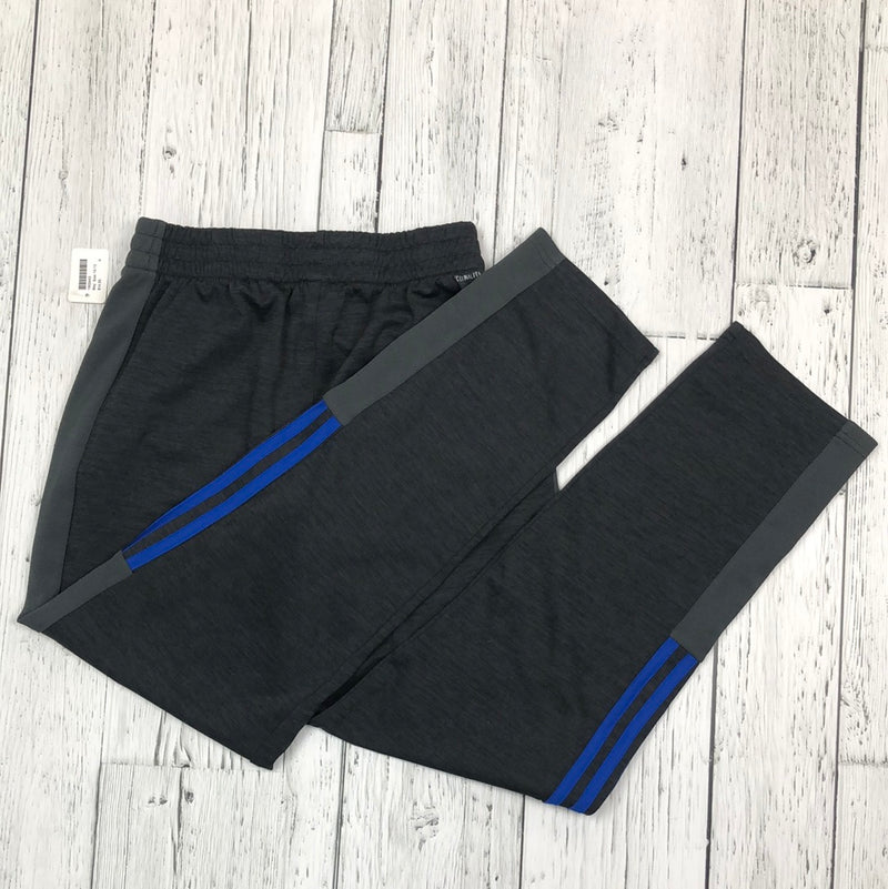 Adidas grey/royal blue joggers - Boys L/10-12