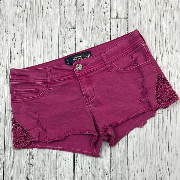Hollister pink low rise shorts - Hers S/27