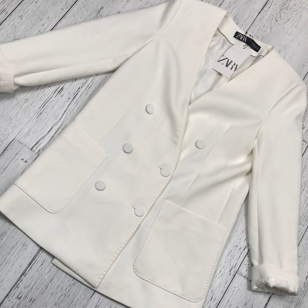 Zara Whitw Blazer - Hers XS