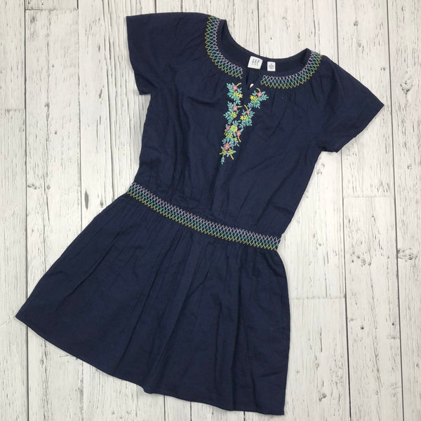 Gap navy patterned dress - Girl 8