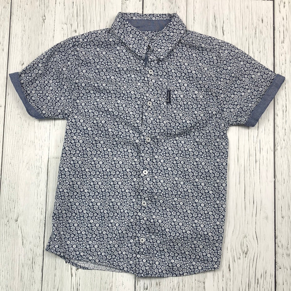 Ben Sherman navy white patterned shirt - Boy 10/12