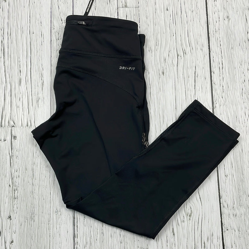 Nike black/tan leggings - Hers S