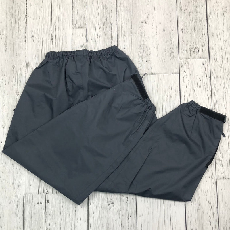 Wetskins grey/black rain pants - Boy 8/10(m)
