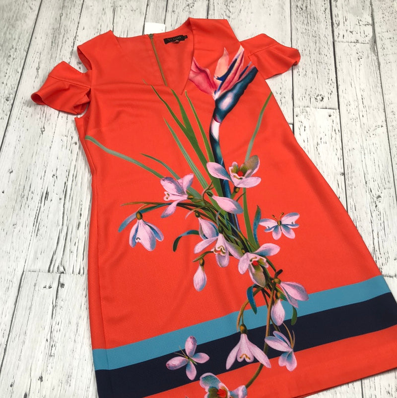 Ted Baker Orange Flower Dress - Hers 3/8