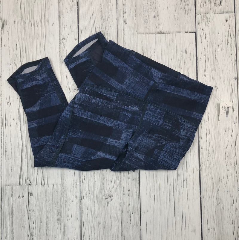 Lululemon blue patterned capri leggings - Hers 6