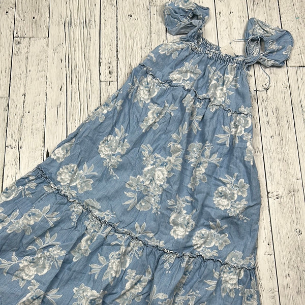 Old Navy blue floral maternity dress - Ladies S