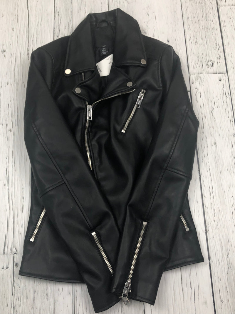 Black H&M leather jacket - Hers XS