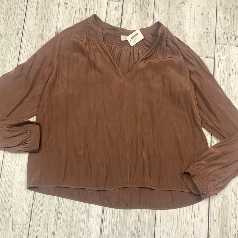 Wilfred Aritzia brown shirt - Hers S