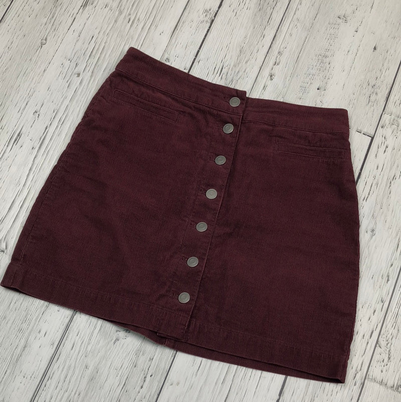 Wilfred Free Maroon Corduroy Skirt - Hers S/6