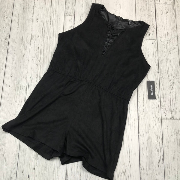 Brunette black romper - Hers M/L