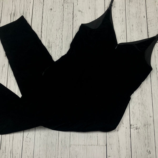 Banana Republic Black Velvet Jumpsuit - Hers XS/0