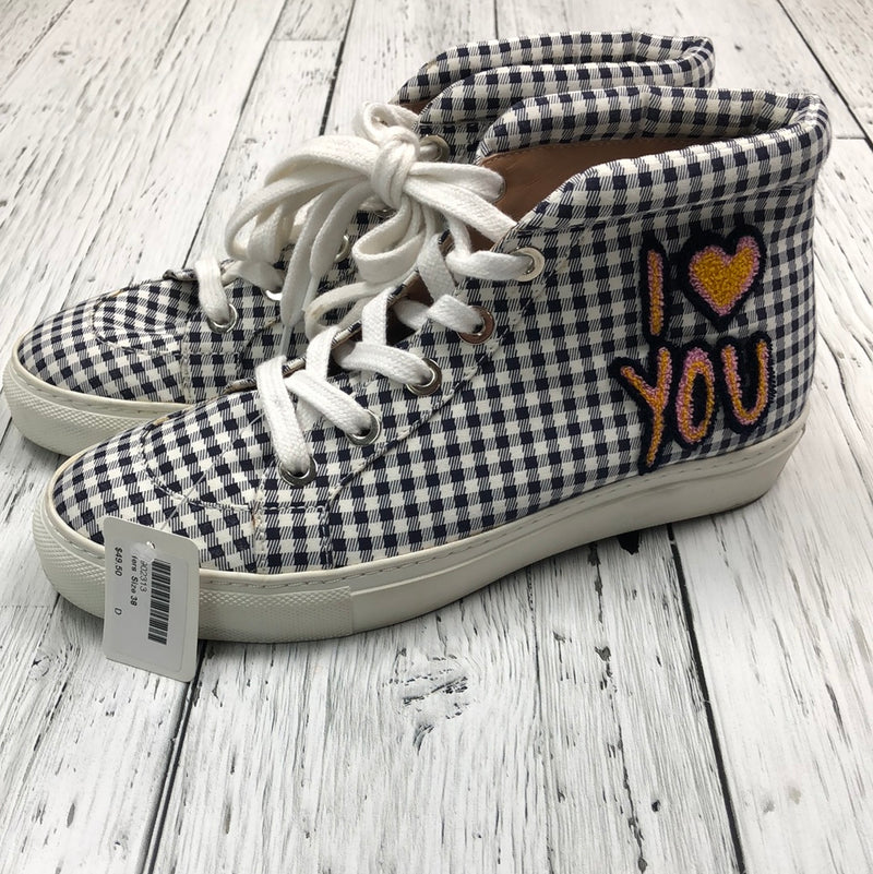 laurence dacade plaid love you and Paris high tops - Hers 38