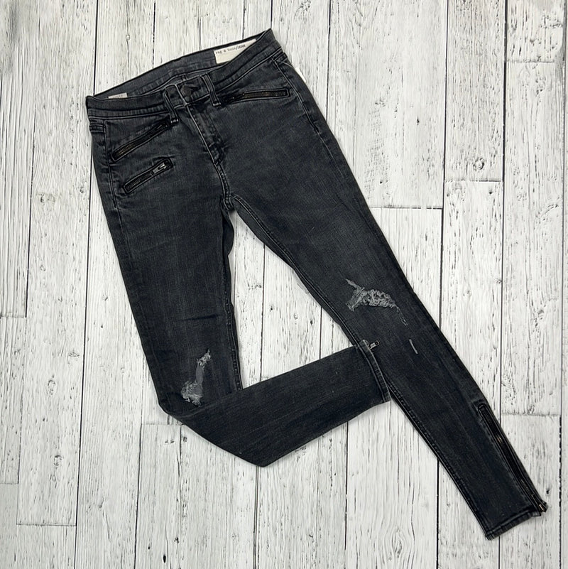 rag & bone black skinny jegging - Hers S/27