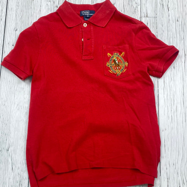 Ralph Lauren red polo - Boys 6