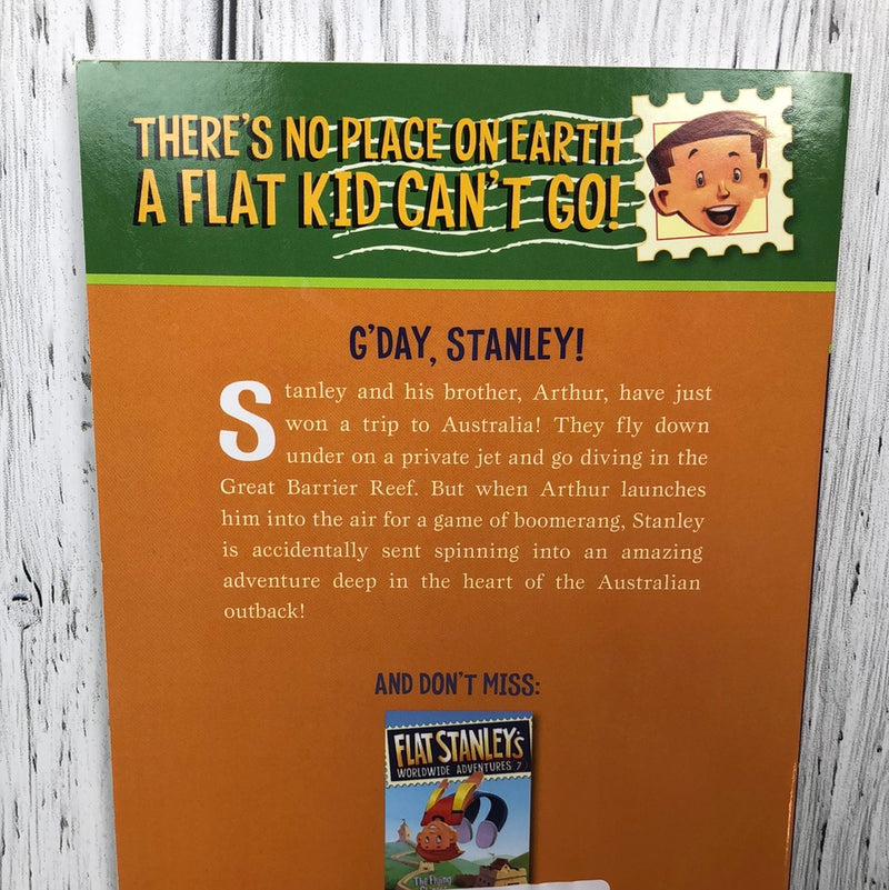 Flat Stanley’s worldwide Adventure #8 The Australian Boomerang Bonanza - Kids Book