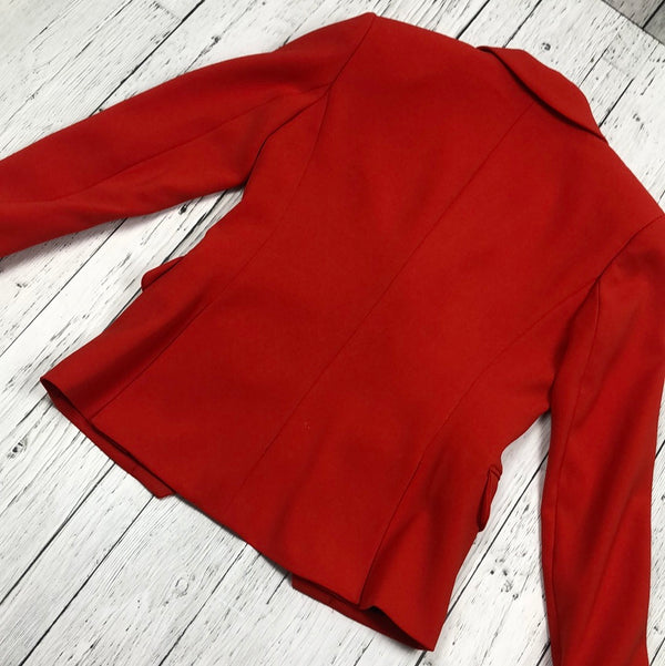 Scripted Red Blazer - Hers M