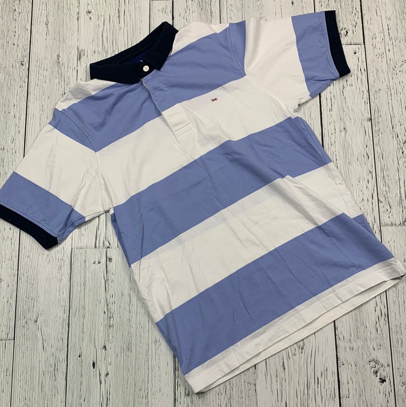 Eden Park white/blue stripe polo - His M