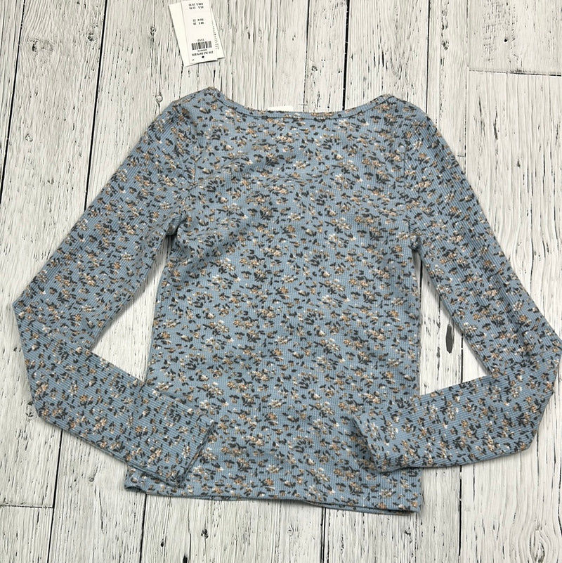 Abercrombie Kids blue floral cardigan - Girls 11/12