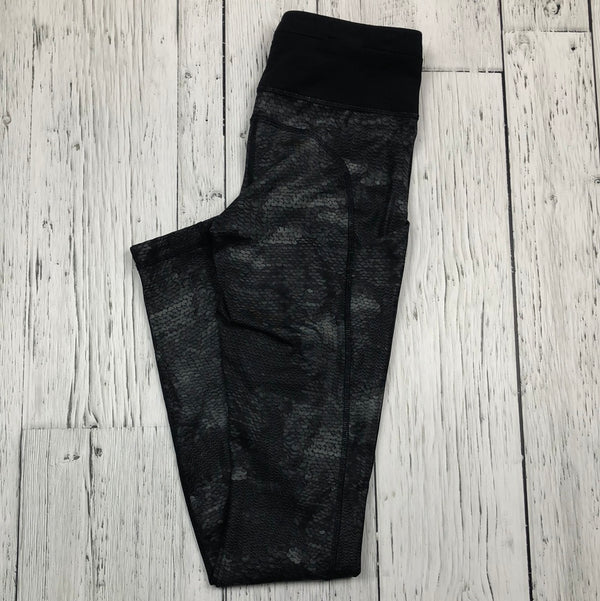 lululemon black patterned leggings - Hers 4