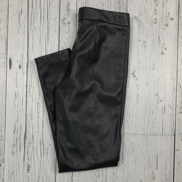 Zara black leather pants - Girl 11/12