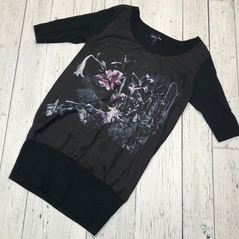 stork & babe black maternity t-shirt - Ladies M