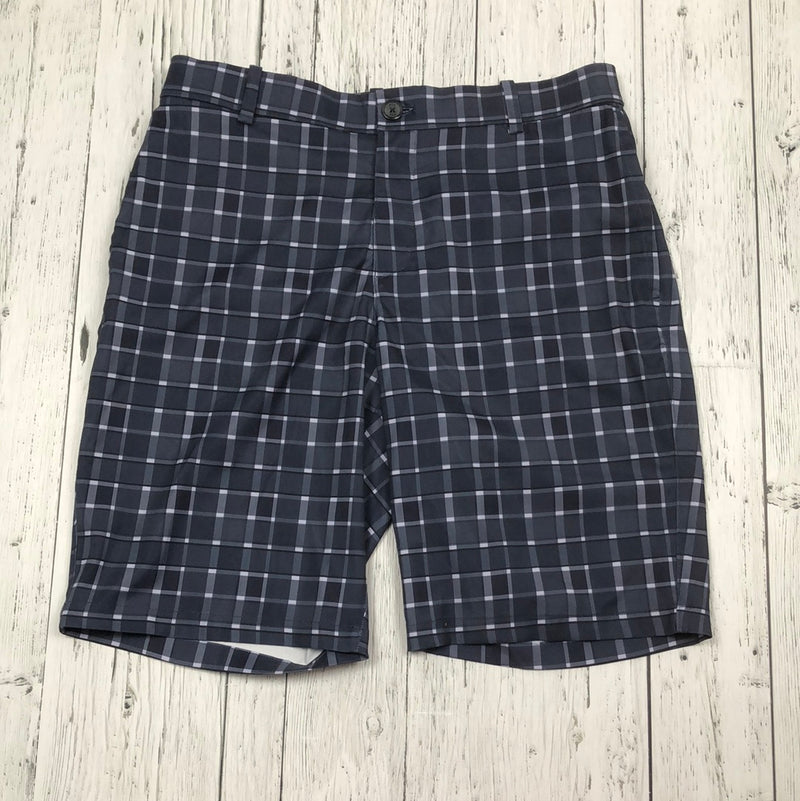 Nike Blue Checkered Golf Shorts - His 32
