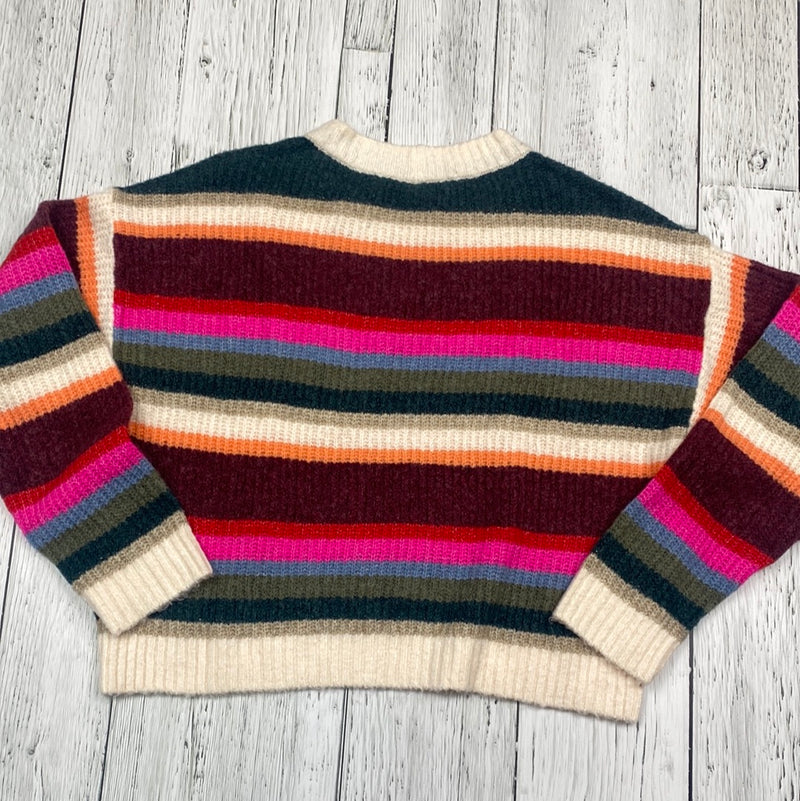 American Eagle multi color stripe knit sweater - Hers M