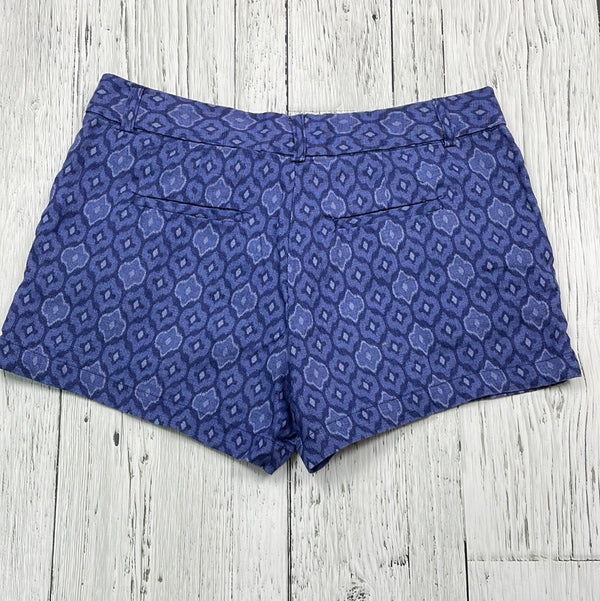 Cynthia Rowley blue pattern shorts - Hers S/4