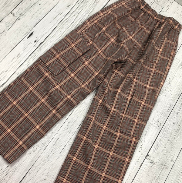 Zara Brown Plaid Trousers - Girls 1