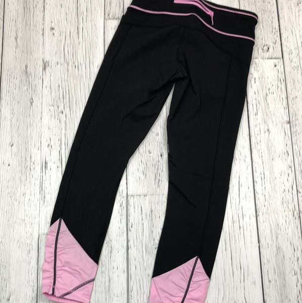 lululemon black/pink crop leggings - Hers 4