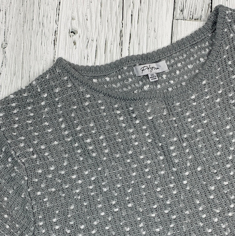 Polagram grey knit sweater - Hers XXL