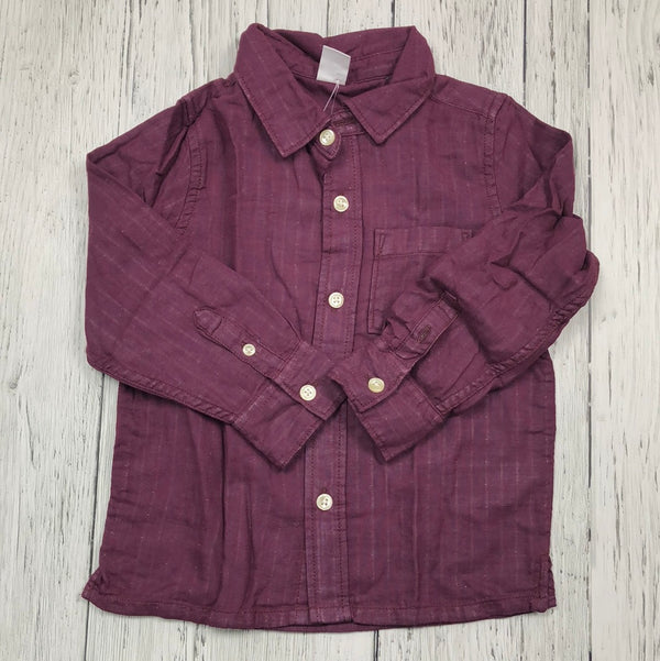 Gap maroon dress shirt - Boy 3