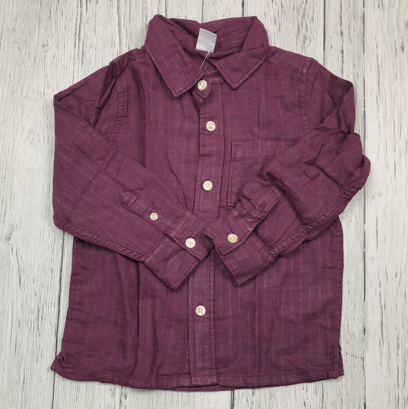 Gap maroon dress shirt - Boy 3
