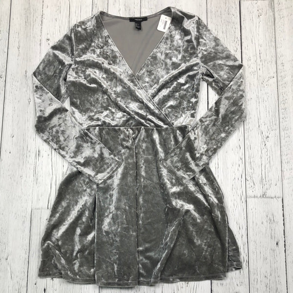 Forever 21 grey velvet dress - Hers L