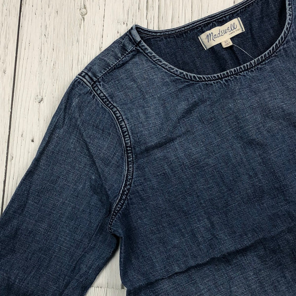 Madewell blue long sleeve shirt - Hers XS