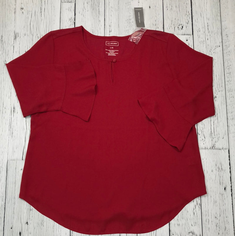 Van Heusen red blouse - Hers L