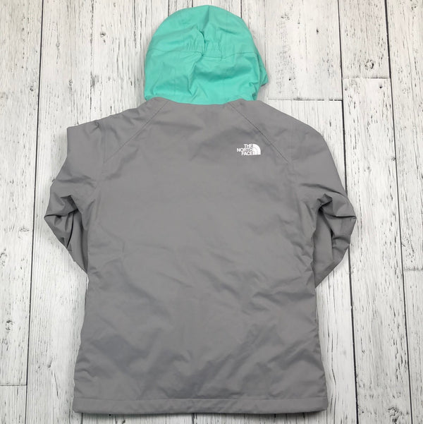 The North face grey green jacket - Girl 10/12
