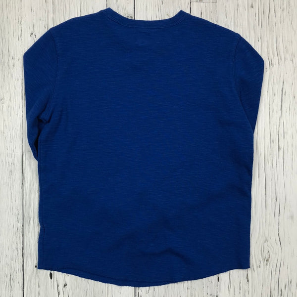 Gap blue long sleeve shirt - Boy 8/9