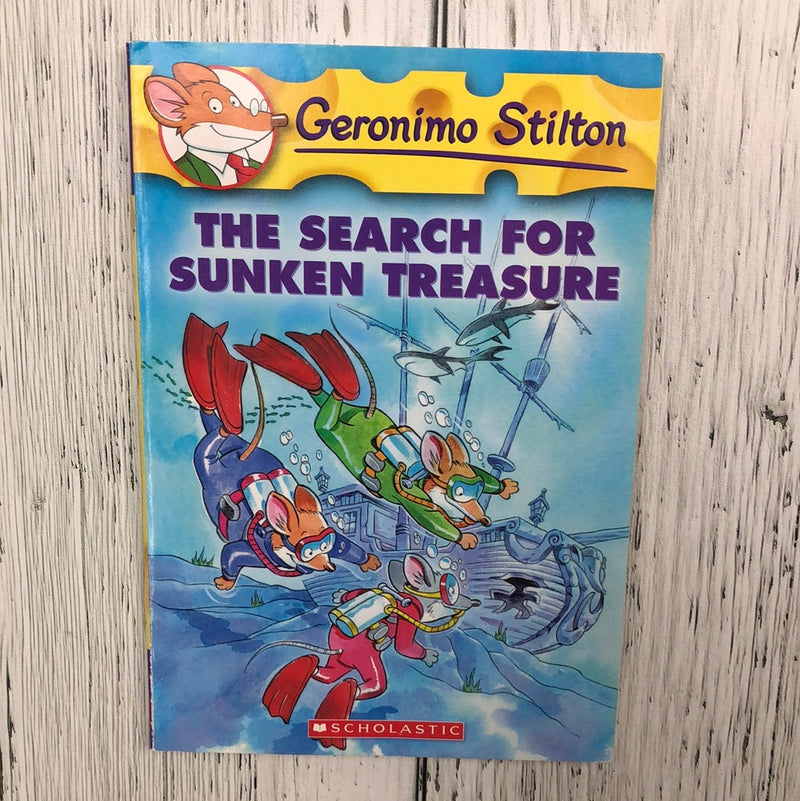 Geronimo Stilton #25 The Search For Sunken Treasure - Kids Book